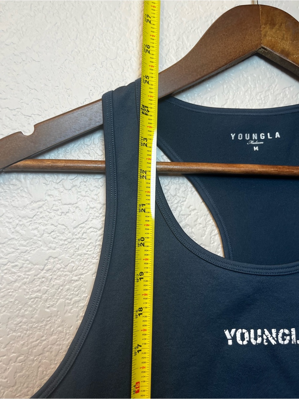 YoungLA Navy Blue Racerback Tank - Picture 7 of 8